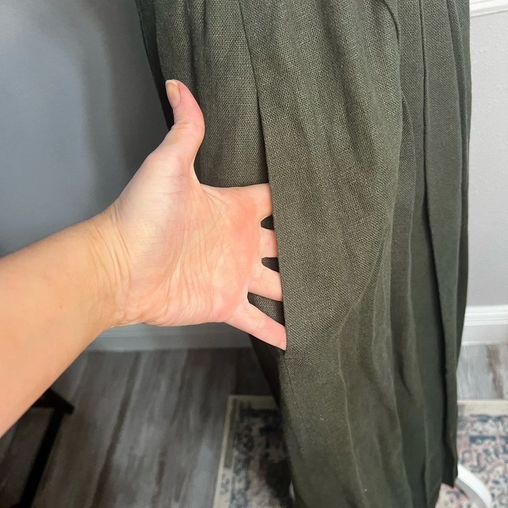 Alphorn Maxi Skirt Handmade Bead
Vintage Green Pleated Pockets elastic
Waist - Picture 4 of 15